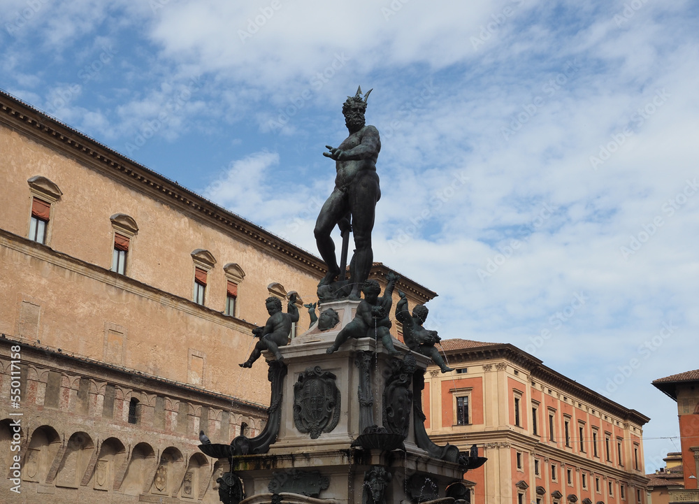 Neptune Fountain in Bologna