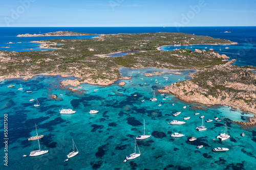 Fotografija La Maddalena Boats Aerial