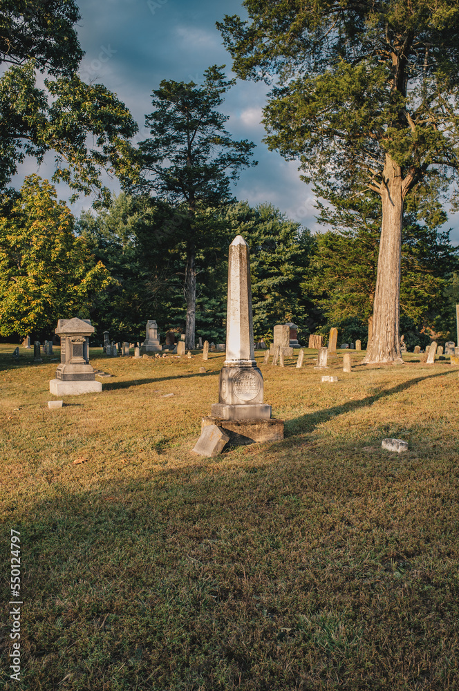 Fototapeta premium Southern Ohio Cemetery 