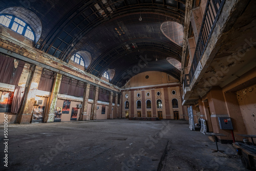 Old epic legendary historic brick abandoned power plant in Silesia  Poland