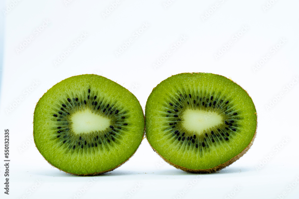 Fototapeta premium Kiwi isolated in white background.