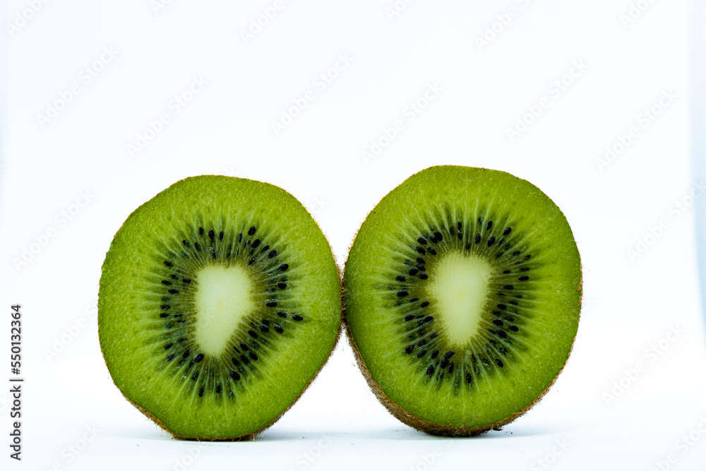 Fototapeta premium Kiwi isolated in white background.