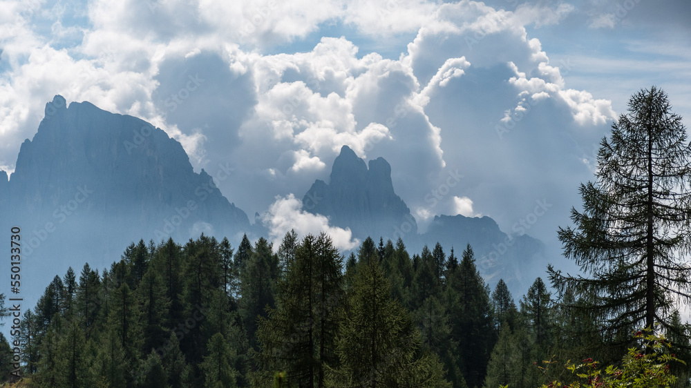 Włochy. Dolomity - Grupa Pala - obrazy, fototapety, plakaty 