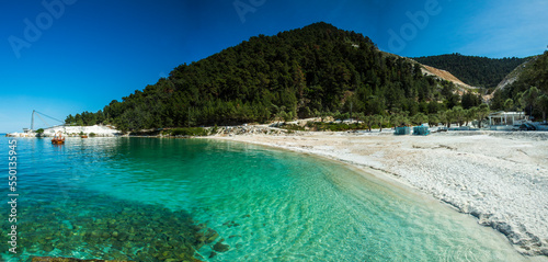 beach in the thassos island, greece