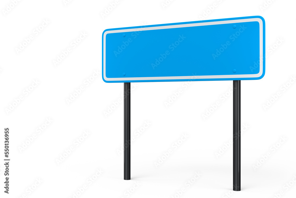 Road traffic signs on pole isolated on white background. Road traffic signs on pole isolated on white background.