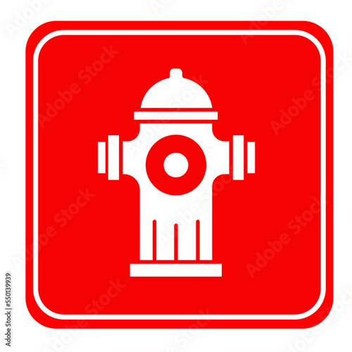 fire hydrant sign