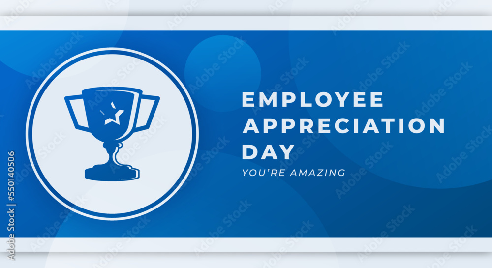 Happy Employee Appreciation Day March Celebration Vector Design