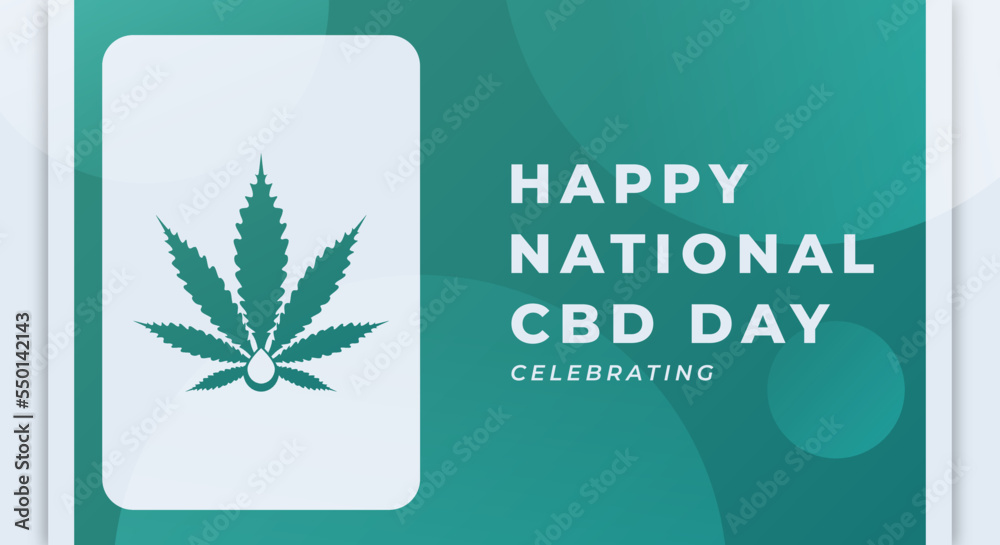 Happy National CBD Day August Celebration Vector Design Illustration. Template for Background, Poster, Banner, Advertising, Greeting Card or Print Design Element Happy National CBD Day August Celebration Vector Design Illustration. Template for Background, Poster, Banner, Advertising, Greeting Card or Print Design Element