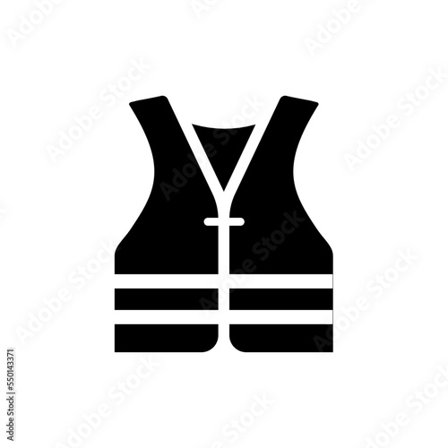 reflective vest - vector icon