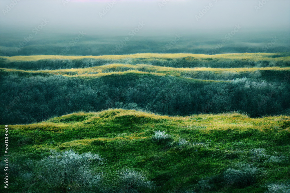 Fototapeta premium landscape with grass