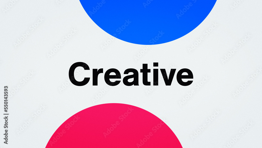 Creative Colorful Title Stock Template | Adobe Stock