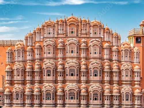 Hawa Mahal in Jaipur, Rajasthan, India.
