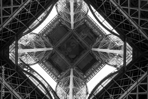 Photography Grayscale shot of the Eiffel Tower in Paris, France