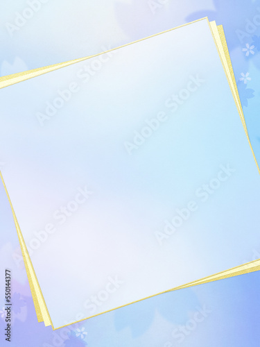 Refreshing cherry blossom Japanese style background