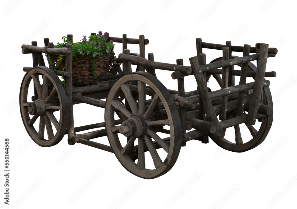 Fototapeta premium old wooden wagon