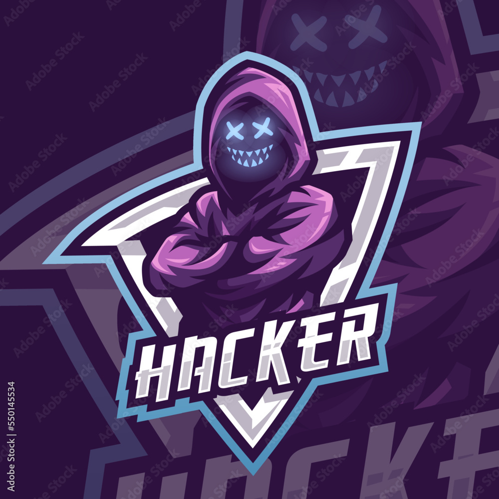 Esports logo hacker for your elite group