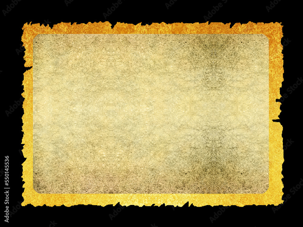 Obraz premium 金色の額縁のカード