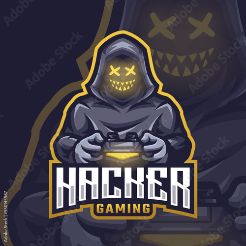 Esports logo hacker for your elite group