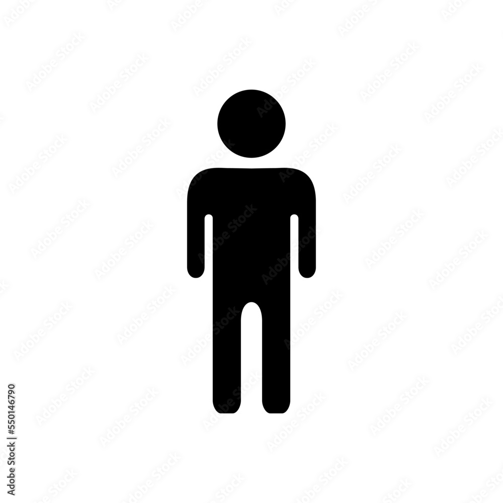 Man icon,people icon vector logo design template Man icon,people icon vector logo design template