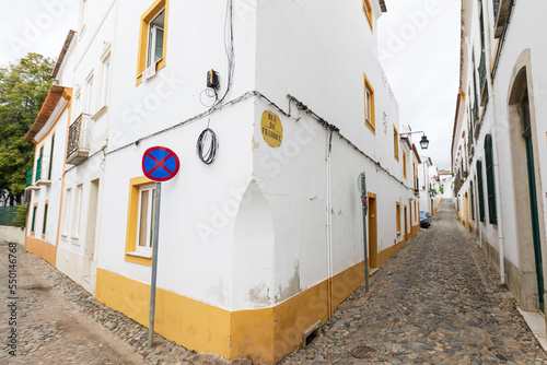 Street in the old town of Evora, Portugal © andreiorlov
