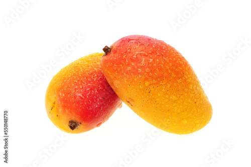 Mango on white background