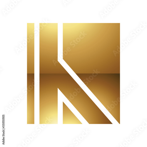 Golden Letter H Symbol on a White Background - Icon 9