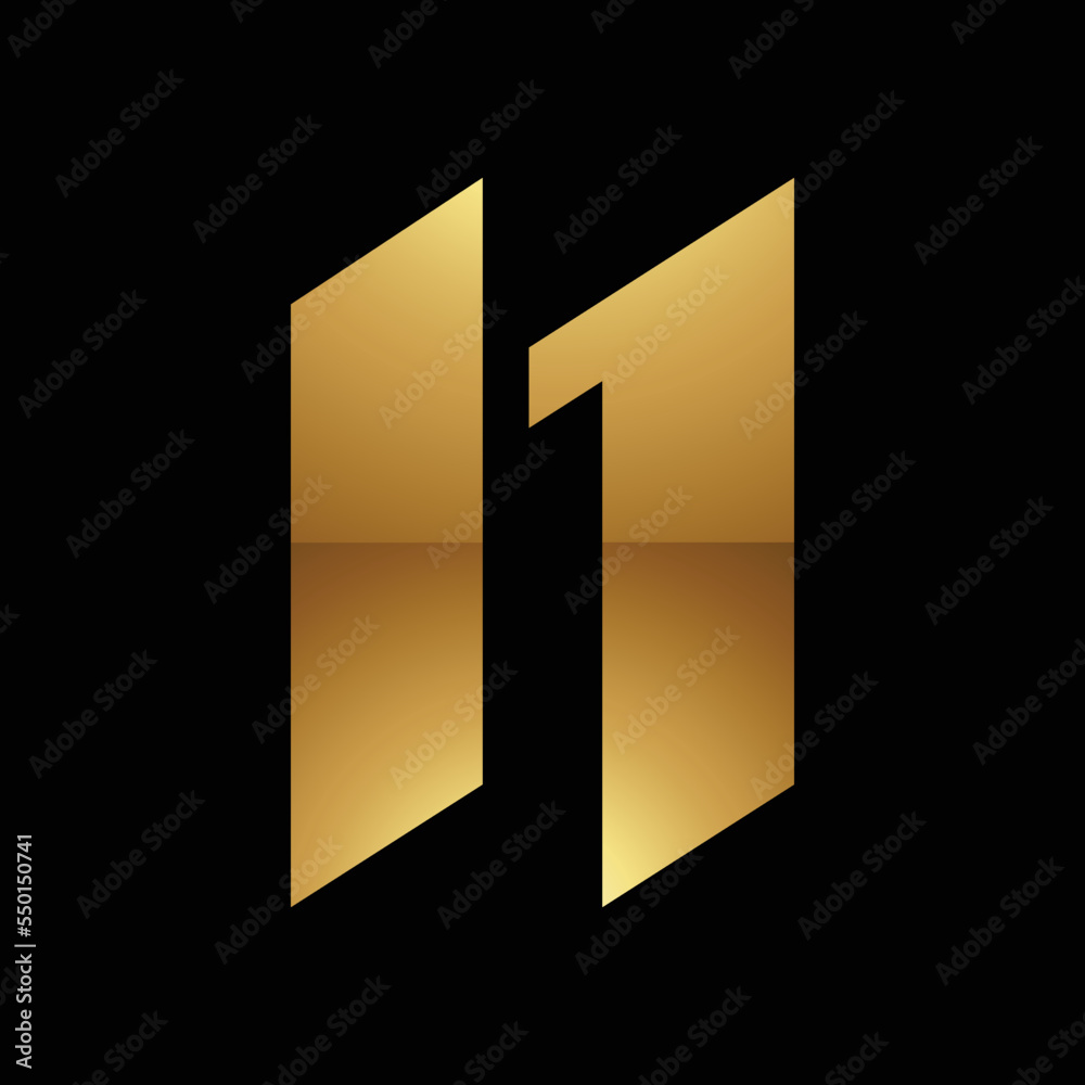 Golden Letter N Symbol on a Black Background - Icon 3 Golden Letter N Symbol on a Black Background - Icon 3