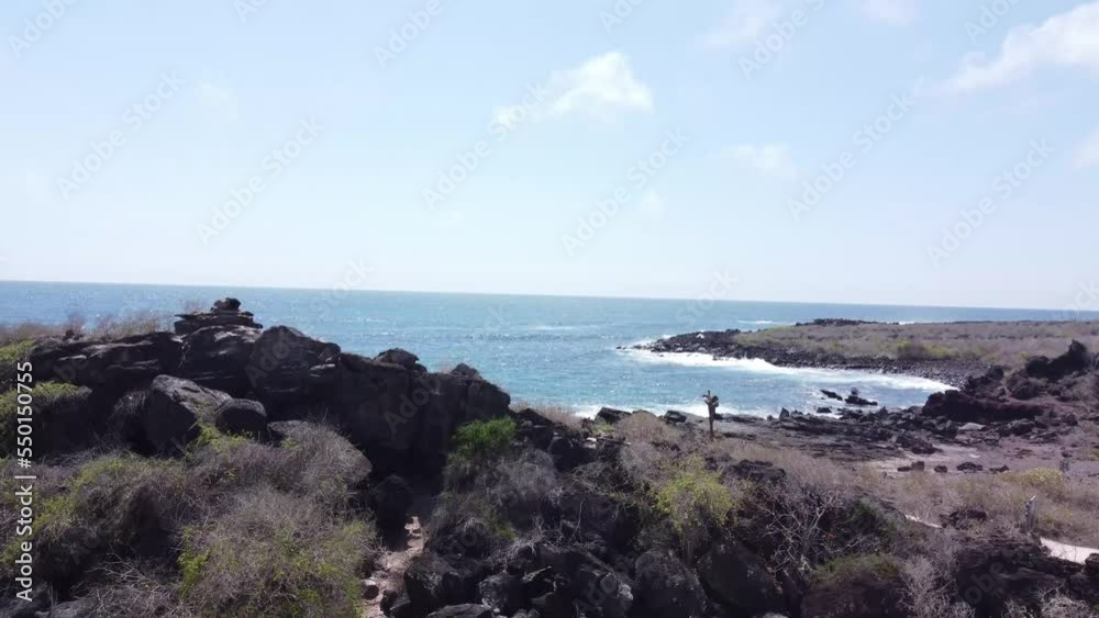 Beautiful blue beach - Puerto Chino - San Cristobal - Galapagos Islands Beautiful blue beach - Puerto Chino - San Cristobal - Galapagos Islands