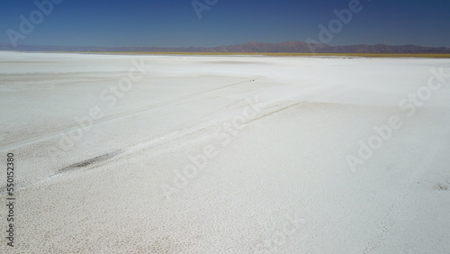 Famous salt flats in northwestern Argentina