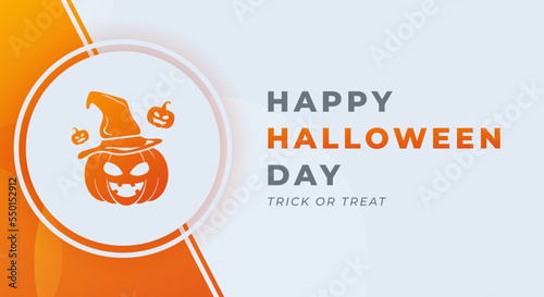 Happy Halloween Celebration Vector Design Illustration. Template for Background, Poster, Banner, Advertising, Greeting Card or Print Design Element