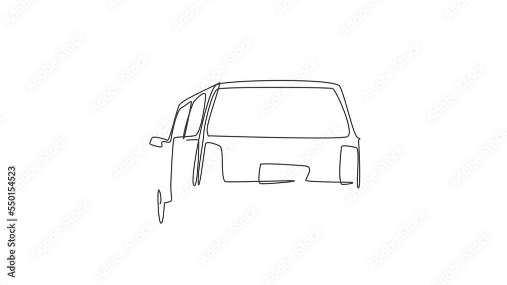 Animated self drawing of single continuous line draw cabriolet car. Luxury sport business comfortable cabrio automobile supercar. Classic retro motor vehicle model. Full length one line animation Animated self drawing of single continuous line draw cabriolet car. Luxury sport business comfortable cabrio automobile supercar. Classic retro motor vehicle model. Full length one line animation