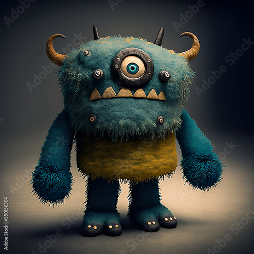 Felt monster full body