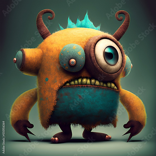 Felt monster full body