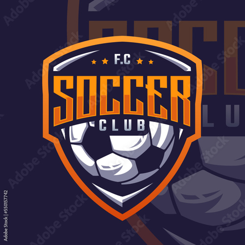 Esports logo soccer for your elite team