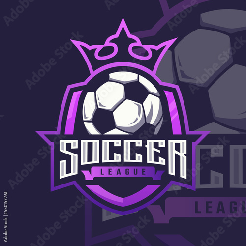 Esports logo soccer for your elite team