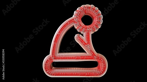 A 3D Illustration of a decorative object-artefact-art piece related to Christmas. Modelers, Decorators, Designers, and Artists must watch the mesh closely to easily make a version of their own.