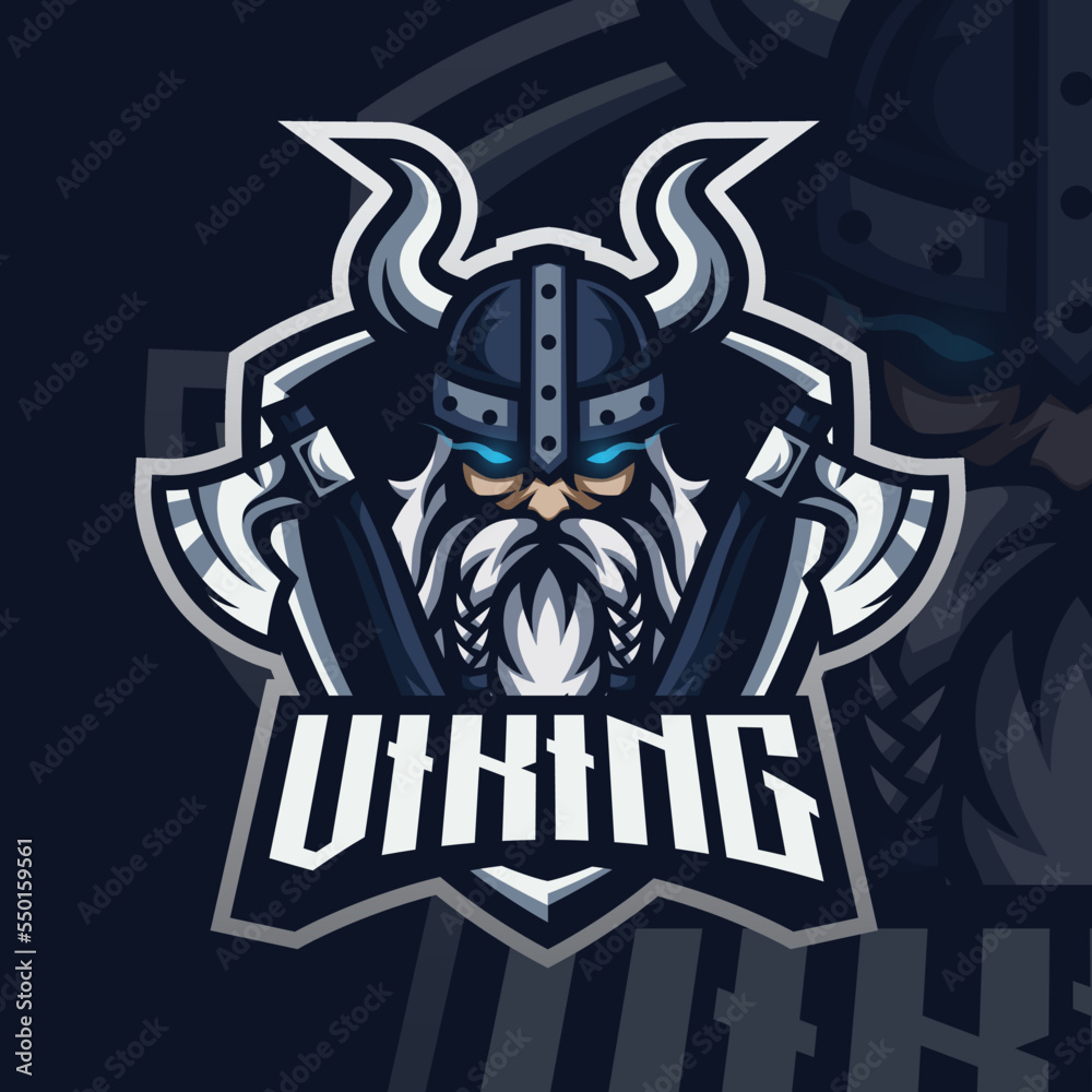 Esports logo viking for your elite team