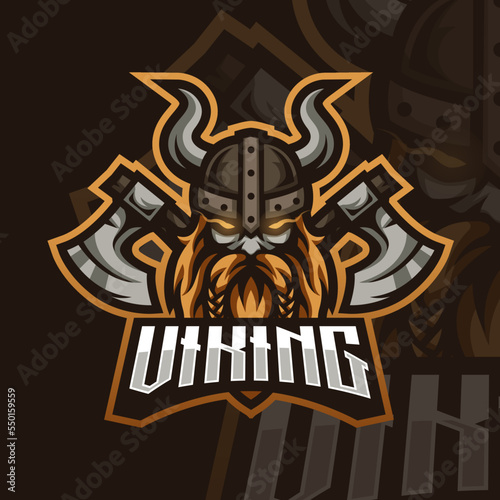 Esports logo viking for your elite team
