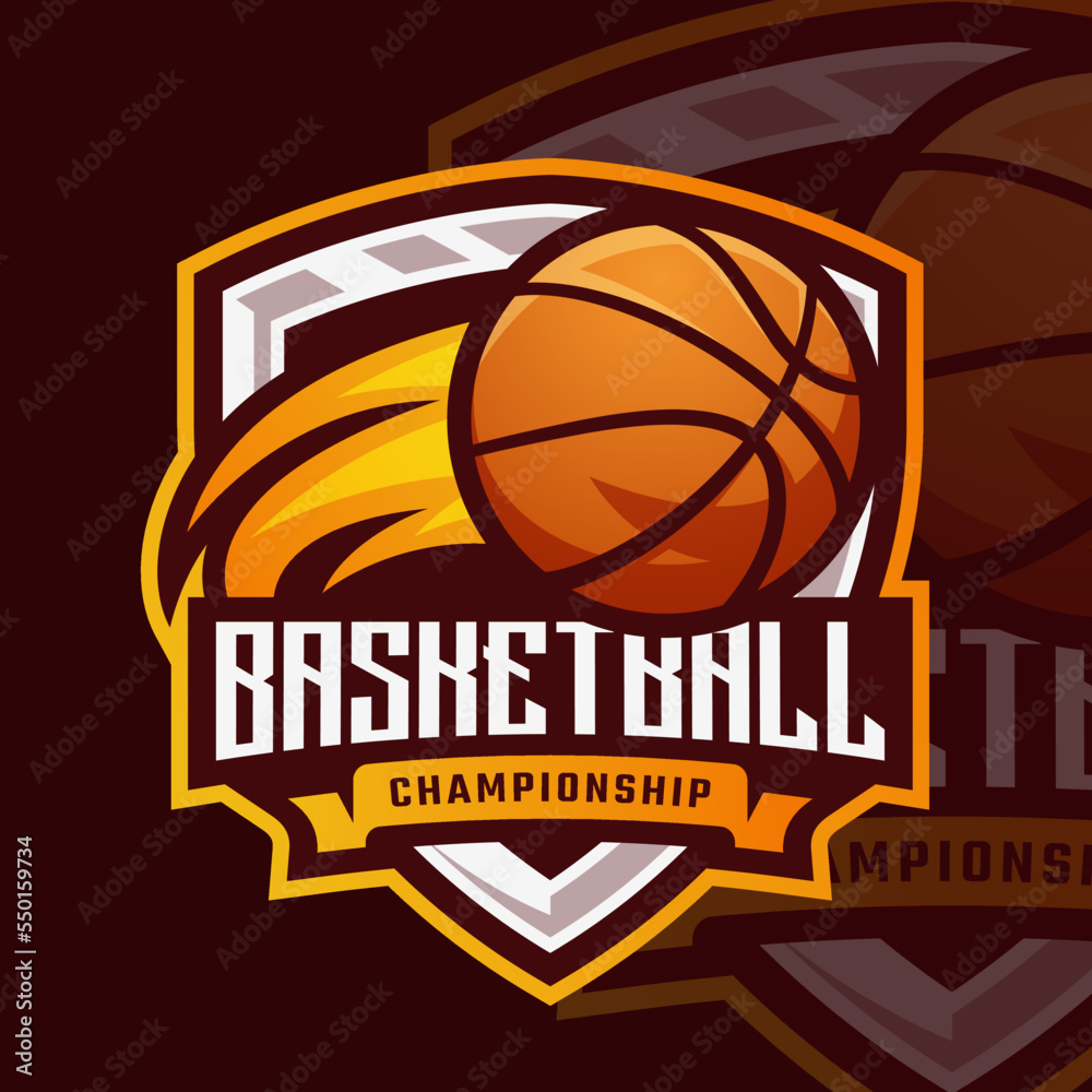 Esports logo basketball for your elite team