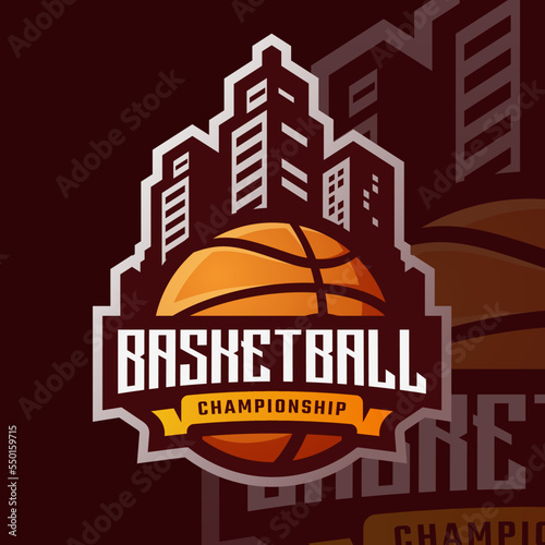 Esports logo basketball for your elite team