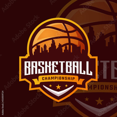 Esports logo basketball for your elite team