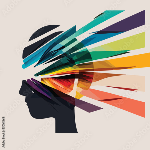 Blind person or visually impaired people, blindness, visual impairment or vision loss, no or low vision, blind, no sight, disabled or disability, concept design vector illustration
