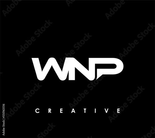 WNP Letter Initial Logo Design Template Vector Illustration photo