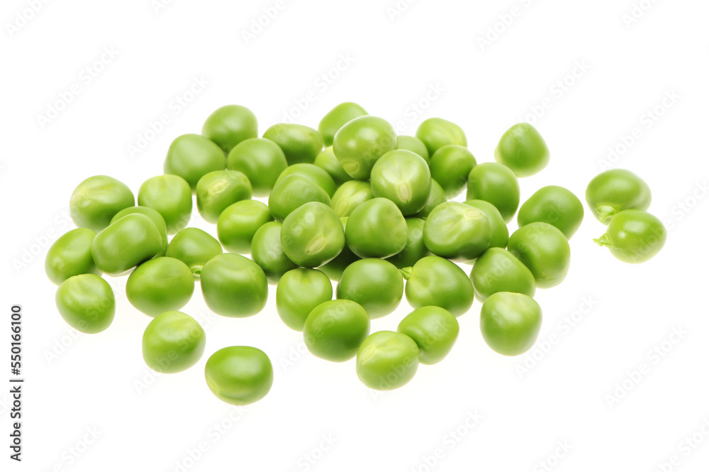 Fresh peas isolated on white background Fresh peas isolated on white background