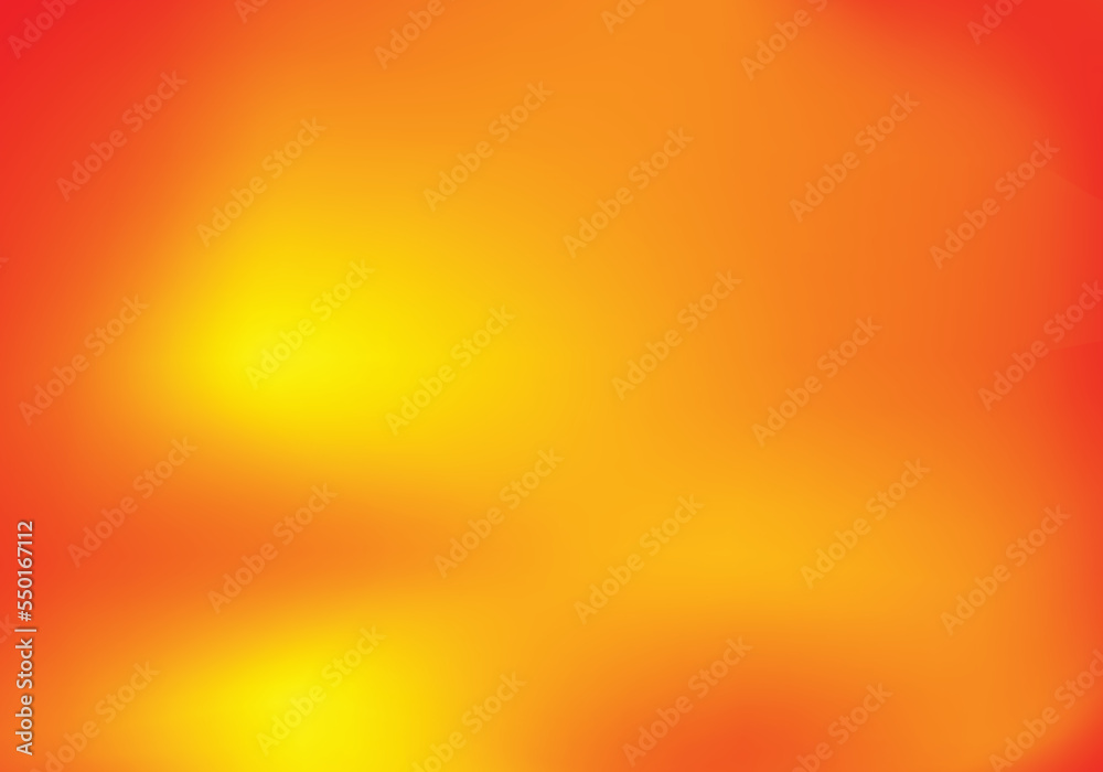 An abstract background composed of a blend of gradient colors from yellow, orange, red, from light to dark. Suitable Banners Colorful Vector