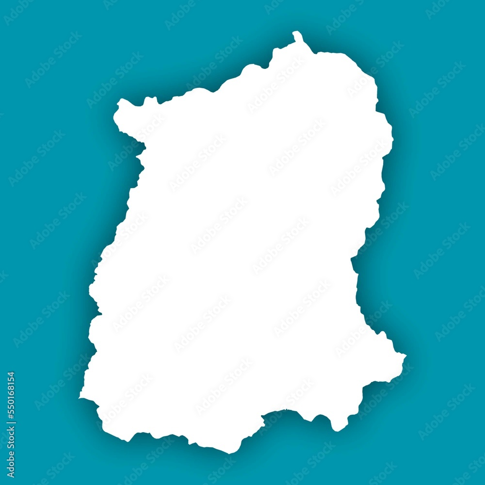 Obraz premium Sikkim State Map Image