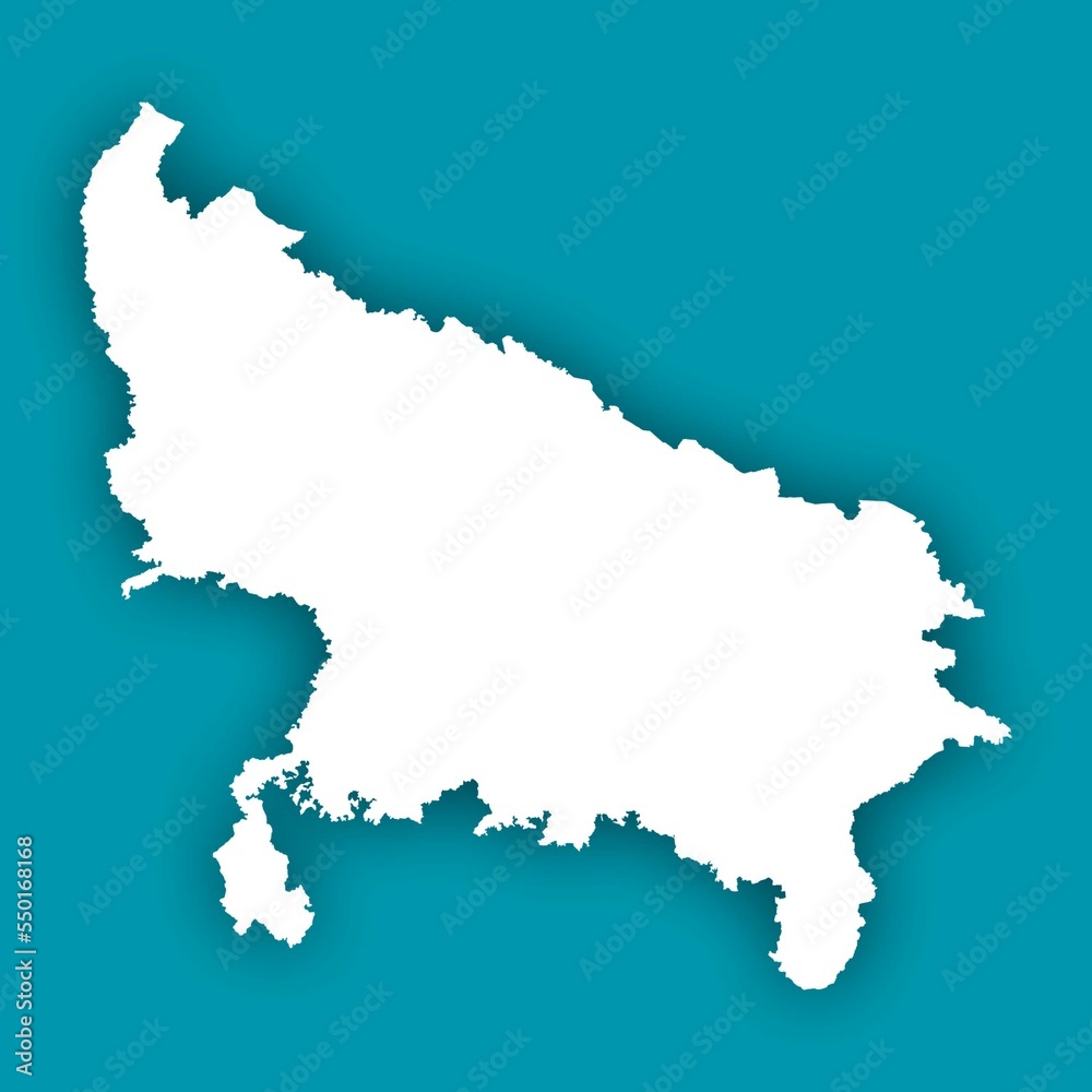 Uttar Pradesh State Map Image