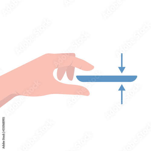 super slim design vector illustration template