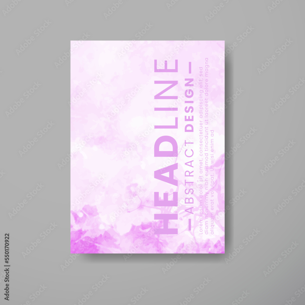cards with bright colorful vector watercolor background. Design for your date, postcard, banner.