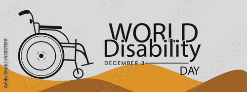 World Disability Day Design Background For Greeting Moment